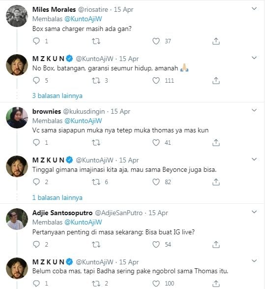 Kunto Aji jual rugi HP anaknya bikin warganet ngakak (Twitter/kuntoajiw)