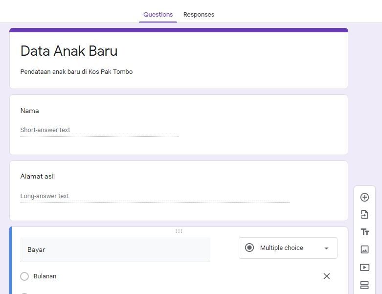 form online selain google form