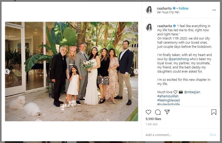 Rahma Azhari dalam Balutan Gaun Pengantin (instagram.com/raazharita)