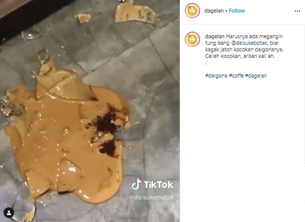 Ngocok Kopi Dalgona Pakai Kipas Angin. (instagram.com/dagelan)