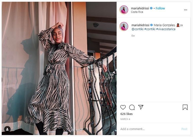 Mariah Idrissi, Model Berhijab Asal Inggris (instagram.com/mariahidrissi)