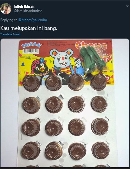 Permen Yosan Sampai Kola Bubuk, Makanan Jadul Ini Bikin Netizen Nostalgia. (Twitter/@iamikshanhndrsn)