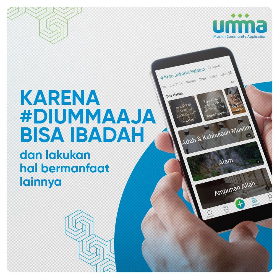 Ibadah di Rumah Aja, umma Sediakan Fitur Khusus Jelang Ramadan. (Dok. umma)