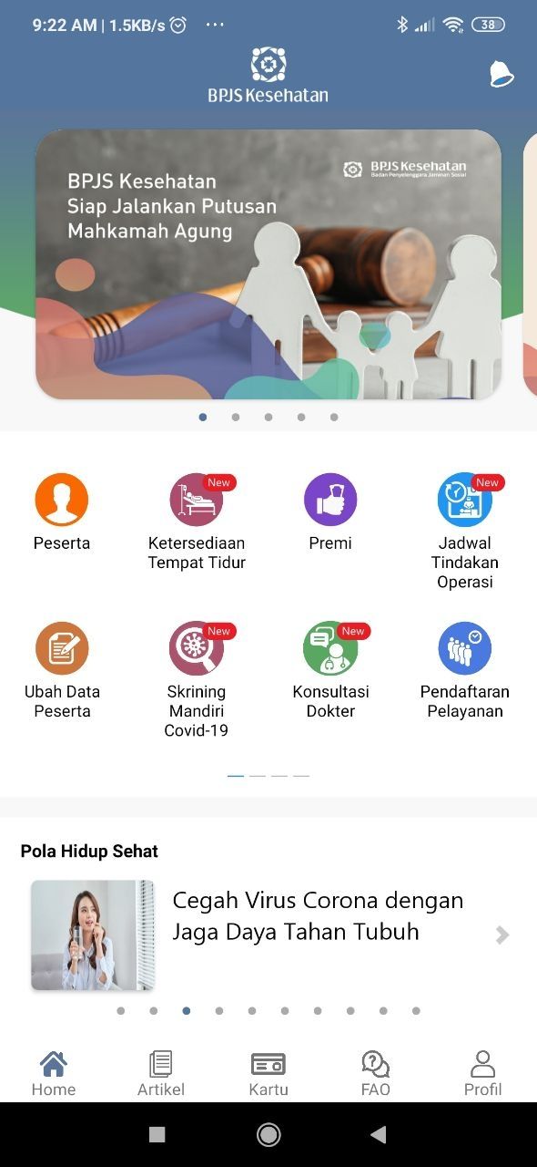 Peserta JKN-KIS kini dapat memanfaatkan aplikasi Mobile JKN. (Dok : BPJS Kesehatan)