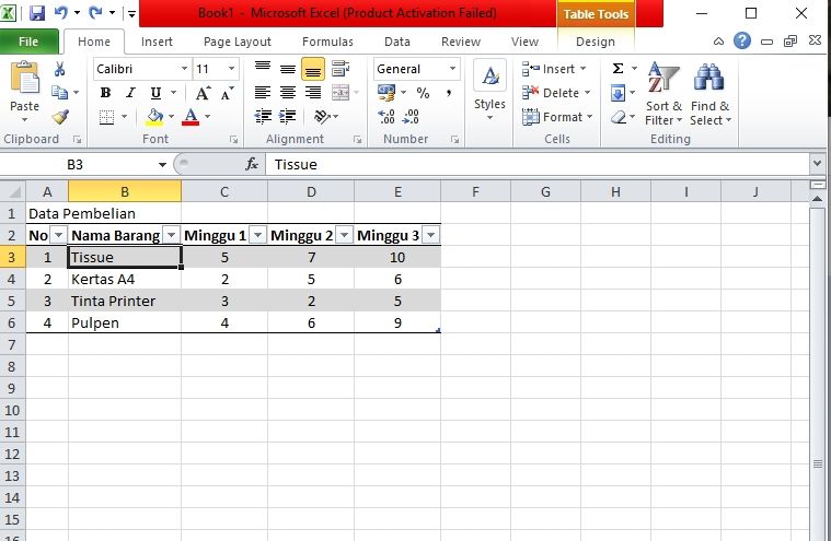 Cara membuat grafik di Excel. (Suara.com)