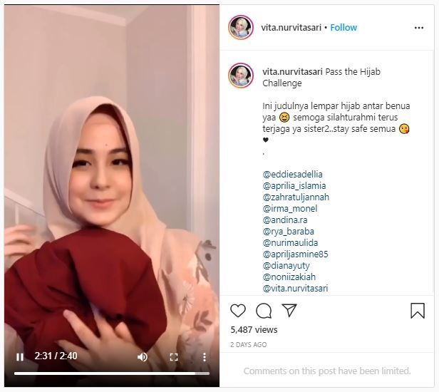 Pass the Hijab (instagram.com/vita.nurvitasari)