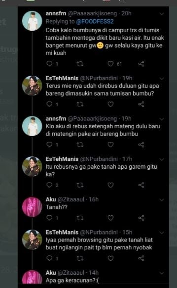  Salah Server, Wanita Ini Bikin Bingung Netizen saat Komentar Soal Seblak. (Twitter/@indostruggle)