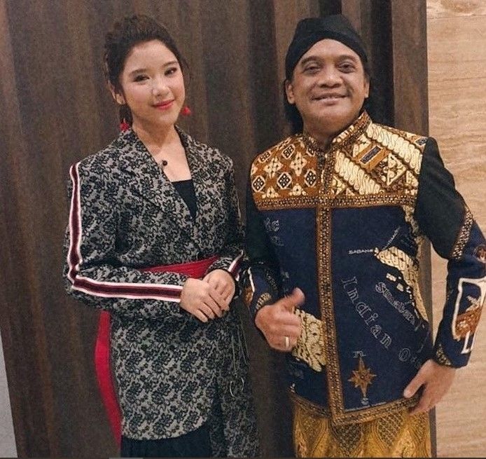 Tiara Idol bersama Didi Kempot. [Instagram]