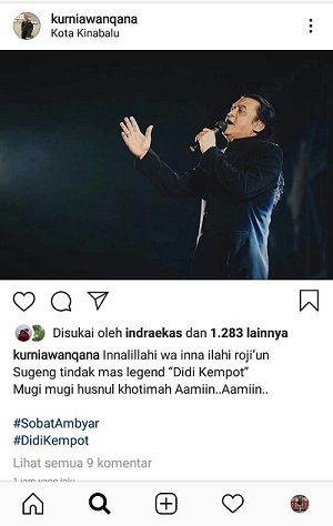 Didi Kempot, (Screenshot Instagram @kurniawanqana) 