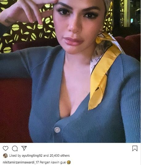 Nikita Mirzani ungkap keinginannya untuk kawin. [Instagram]