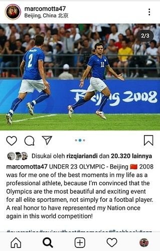  Tangkapan Layar Instagram Bek Persija Jakarta Marco Motta. (Instagram @marcomotta47).