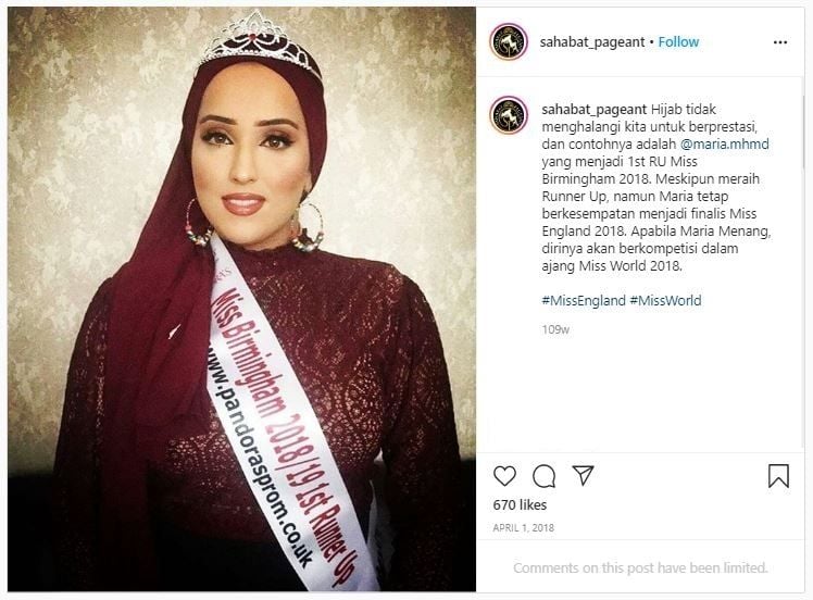 Peserta Kontes Kecantikan Berhijab (instagram.com/sahabat_pageant)