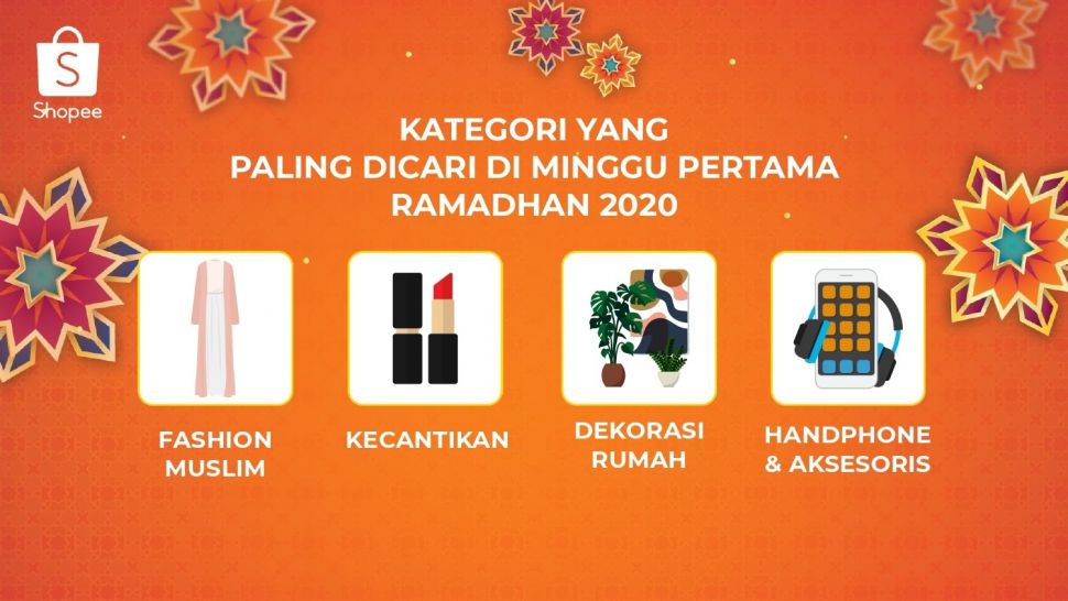 Produk populer selama Ramadan. (dok: Shopee)