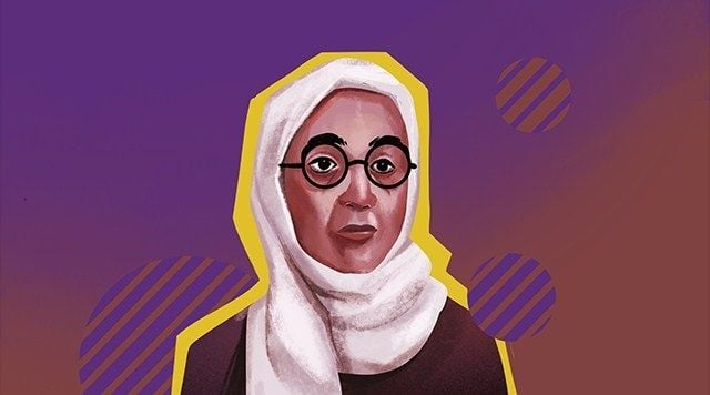 Ilustrasi Rasuna Said. Perempuan asal Minangkabau ini merupakan Pahlawan Nasional Indonesia. [Dok. BBC]