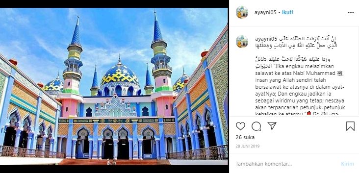 Masjid Agung Tuban di Jawa Timur. (Instagran.@ayanyi05)