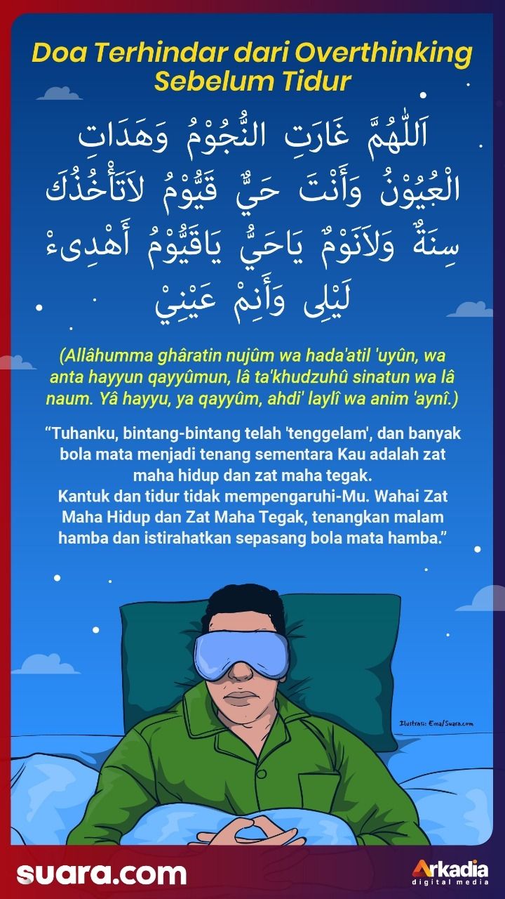 Amalan sebelum tidur menurut islam