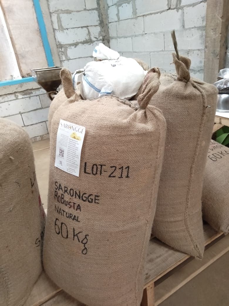 Biji kopi hasil para petani Sarongge (ist)