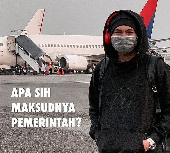 Penyanyi Anji sindir pemerintah soal penerbangan yang kembali dibuka. [Instagram]