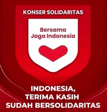 Konser Solidaritas Bersama Jaga Indonesia. (Dok : Kemenparekraf)