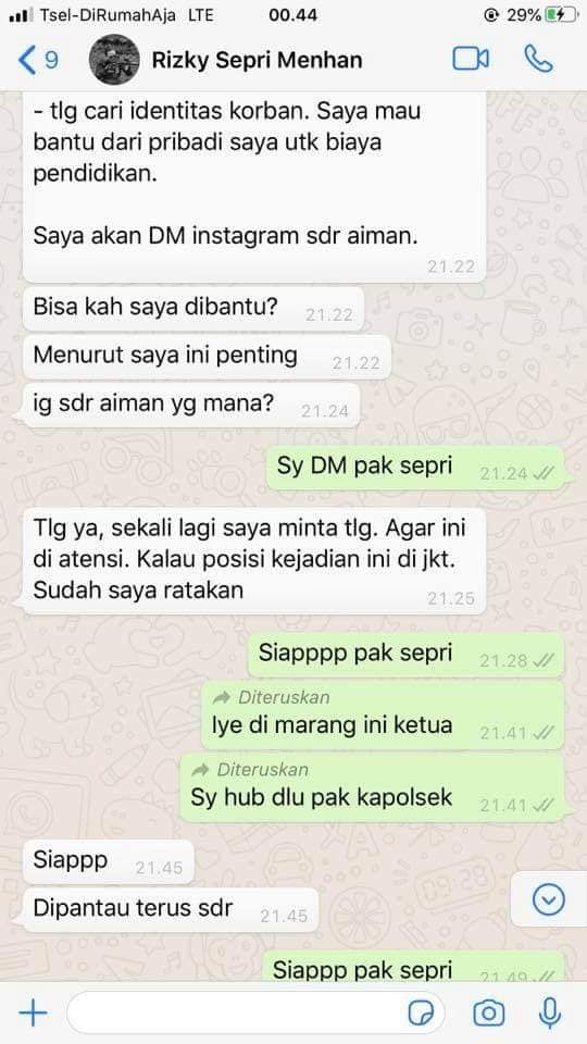 Bocah penjual gorengan yang dibully dapat beasiswa dari ajudan Prabowo (Instagram)