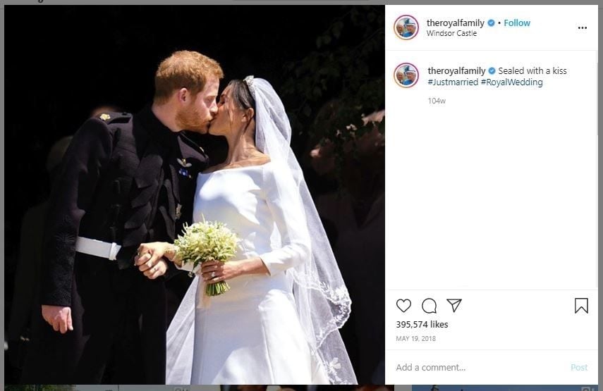 Momen Romantis Pangeran Harry dan Meghan Markle (instagram.com/theroyalfamily)