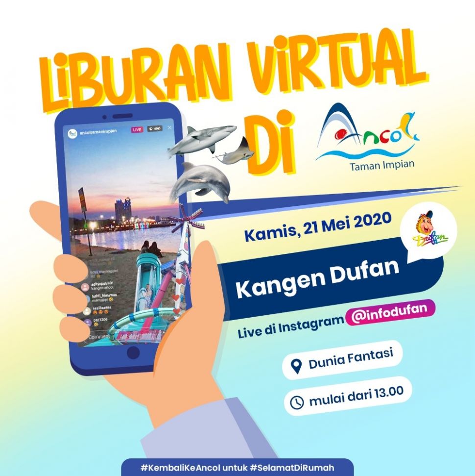 Liburan virtual di Ancol (Dok. Taman Impian Jaya Ancol)