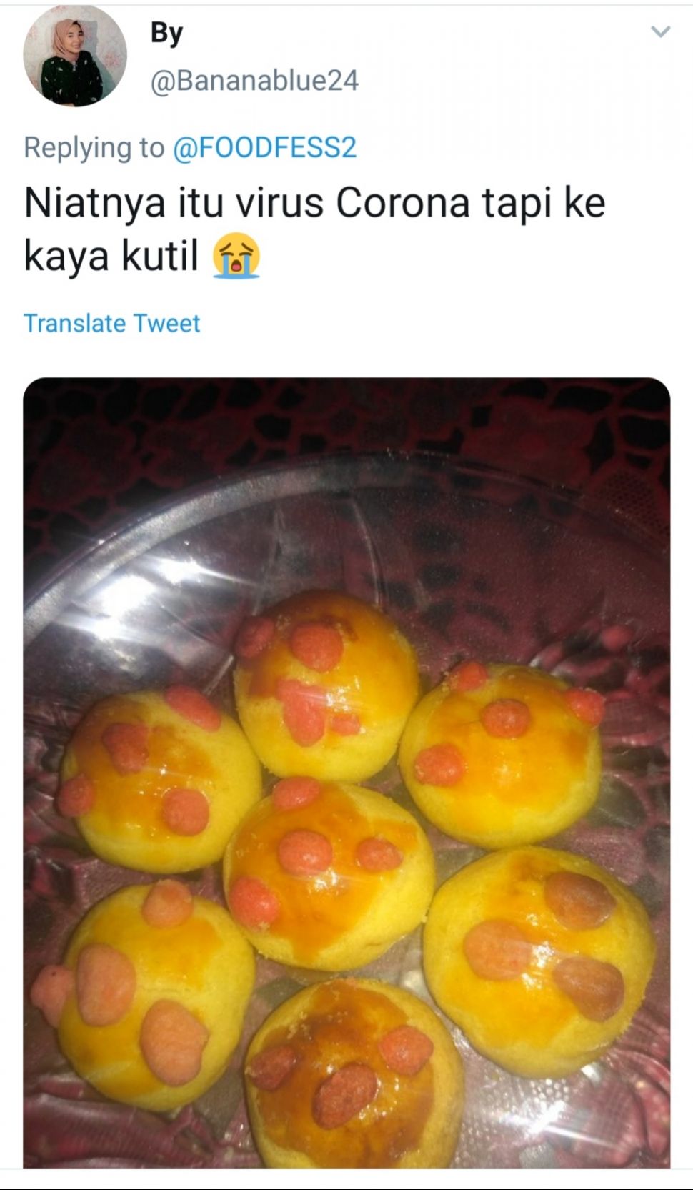 Kue Lebaran Gagal. (Twitter)