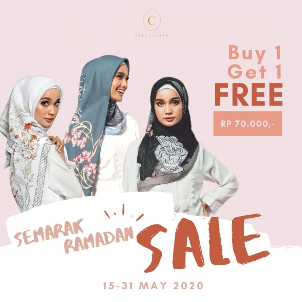 Ramadan sale buy one, get one free! dari Calvin Kain. (Instagram/@calvinkainofficial)