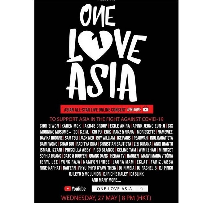 Konser One Love Asia [Instagram]