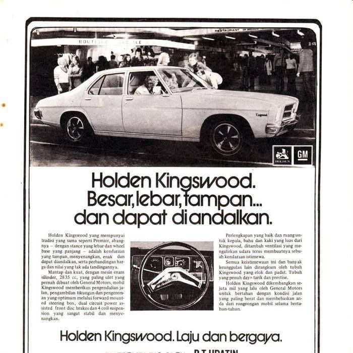 pamflet iklan mobil Holden.[Otomotif 90]