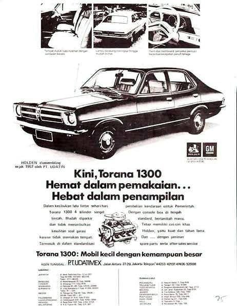 pamflet iklan mobil Holden.[Otomotif 90]