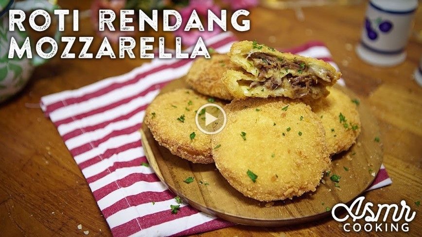 Roti rendang mozarella (YouTube Kokiku TV)