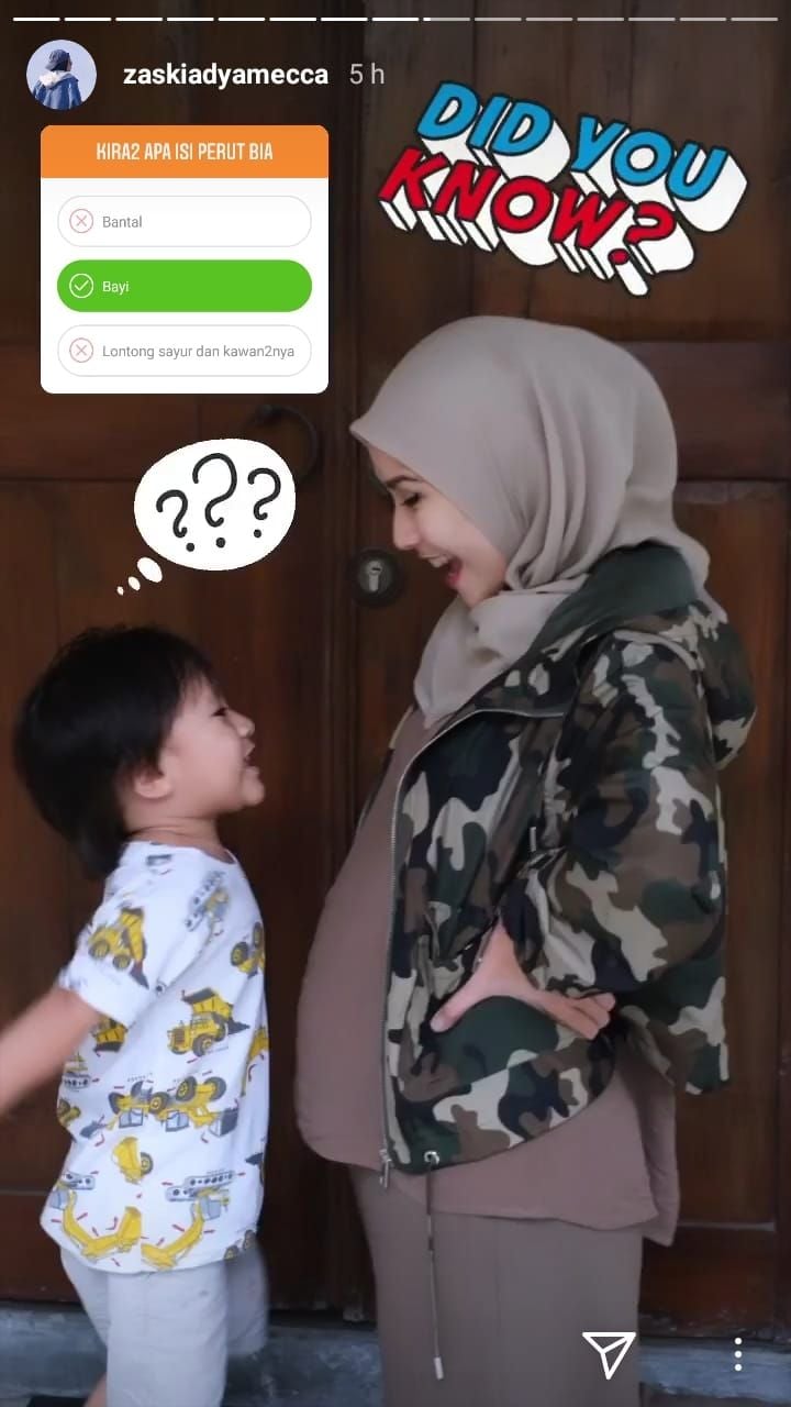 Zaskia Adya Mecca hamil anak ke-5? - (Instagram/@zaskiadyamecca)