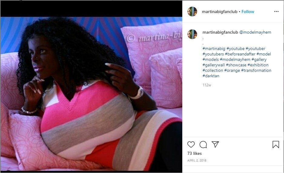 Model Martina BIg. (Dok: Instagram/martinabigfanclub)