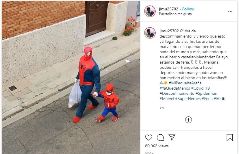 Ayah dan Anak Pakai Kostum Menarik Saat Buang Sampah. (dok: Instagram/jimu25702)