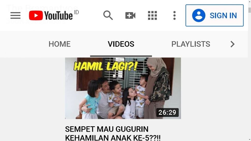 Vlog keluarga Hanung-Zaskia - (YouTube/The Bramantyos)