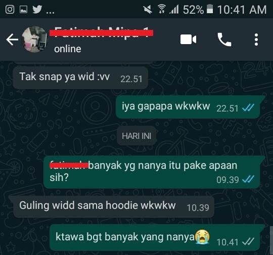 Seorang warganet membagikan momen sang adik 'mengerjai' orang-orang di rumahnya ketika disuruh untuk belajar di kamar.(WhatsApp)
