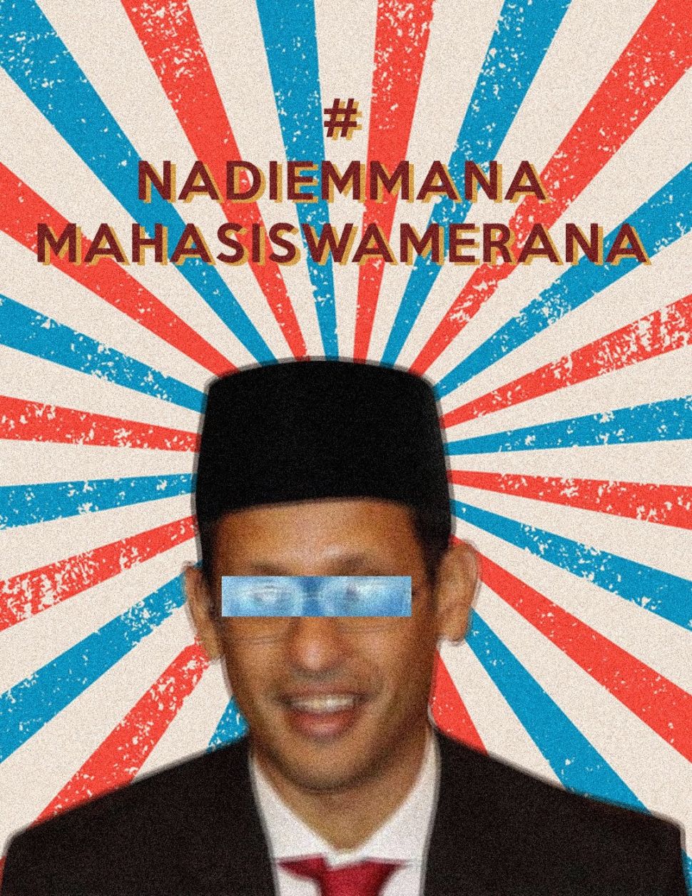 Kumpulan poster mas Nadiem dicari mahasiswa (Twitter/mahasiswayujiem)