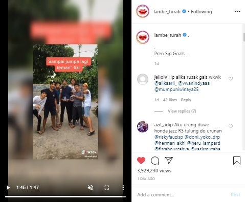 Kisah mengharukan sekelompok remaja belikan HP untuk teman (Instagram).