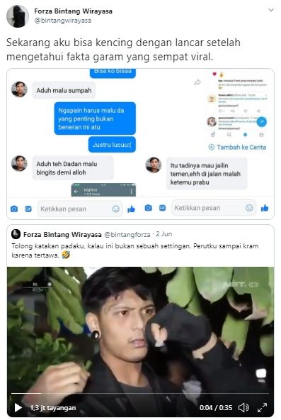 Kisah kocak pemuda bawa garam disangka narkoba (Twitter).