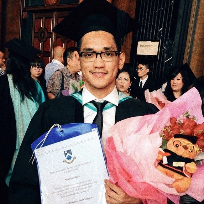 Afgan mengunggah foto saat wisuda. [Instagram]