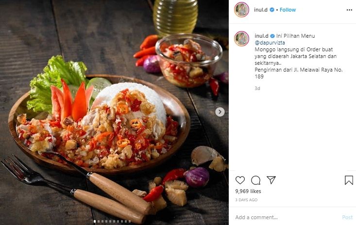 Mantap, Inul Daratista Sulap Karaoke Miliknya Jadi Bisnis Kuliner. (Instagram/@inul.d)