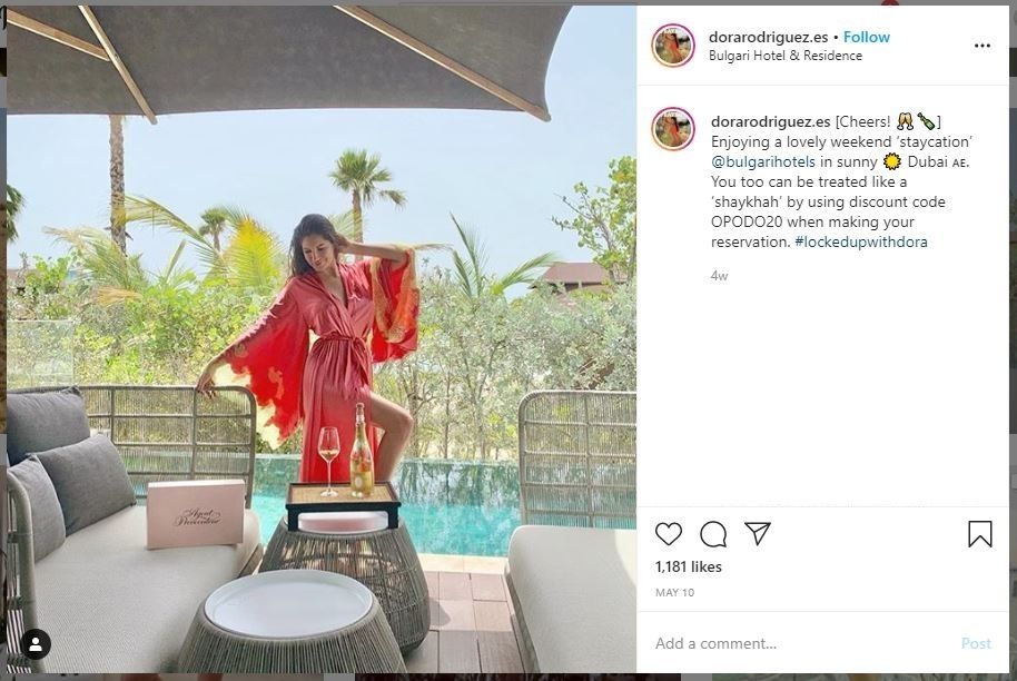 Demi Pemotretan, Finalis Miss Universe Langgar Isolasi Mandiri (instagram.com/dorarodriguez.es)