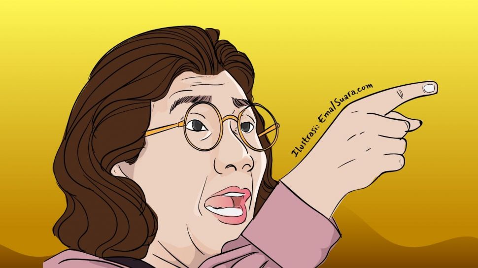 Ilustrasi Susi Pudjiastuti. (Suara.com/Ema Rohima)