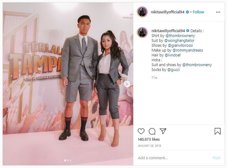 Momen Nikita Willy dan Indra Priawan (instagram.com/nikitawillyofficial94)