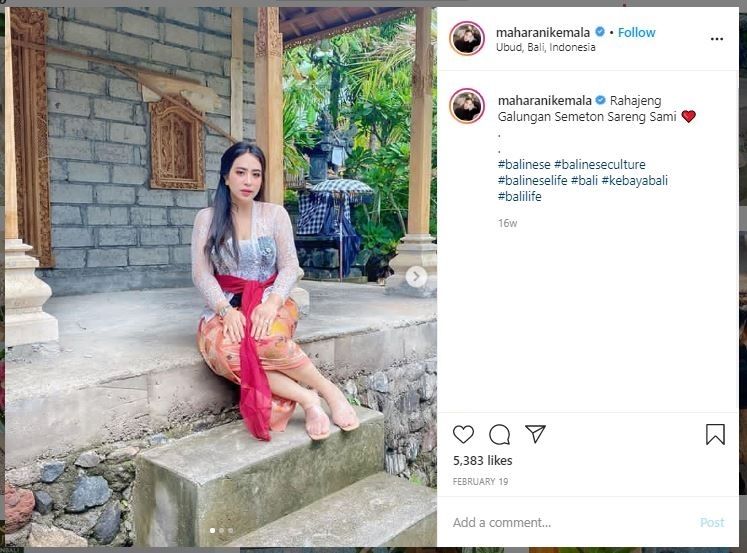 Kadek Maharani Kemala Dewi (instagram.com/maharanikemala)