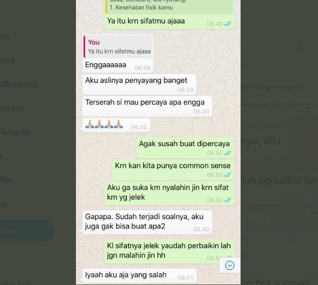 Curhat Warganet Diputuskan dengan Alasan Ketempelan Jin (twitter.com/notahsatan)