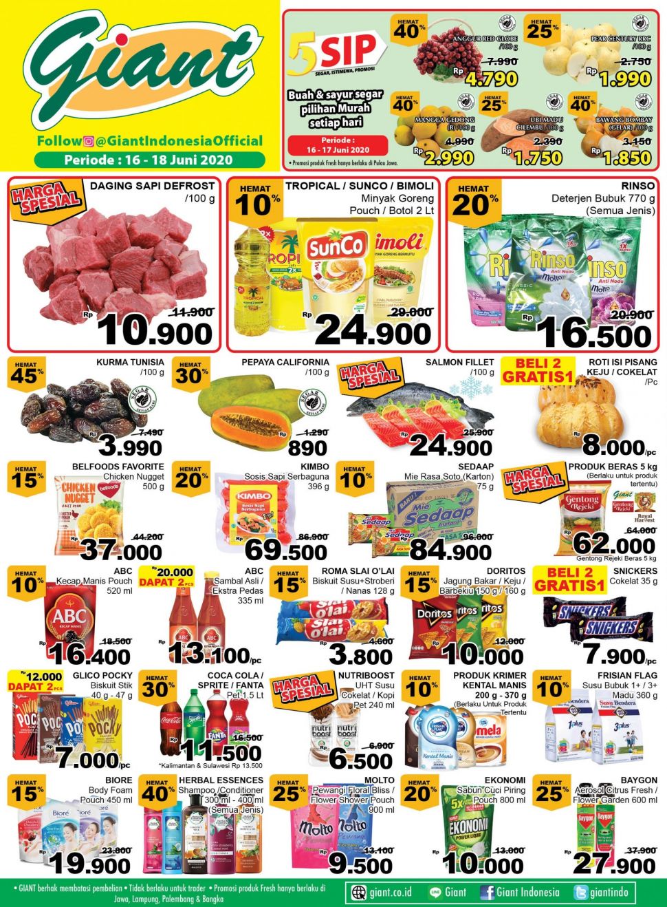 Diskon dan Promo Menarik Hingga 70 persen dari 5 Swalayan Ini (Dok. Katalog Promosi)