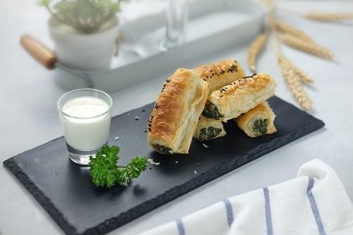 Spinach Mushroom Ricotta Rolls. (Foto: Dok. Greenfields)