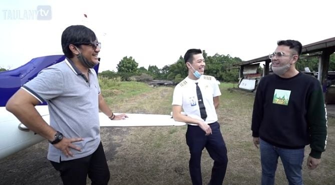 Andre Taulany bersama Raffi Ahmad dan Kapten Vincent [Youtube/Taulany TV]